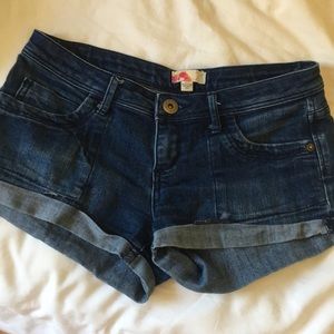 Denim shorts